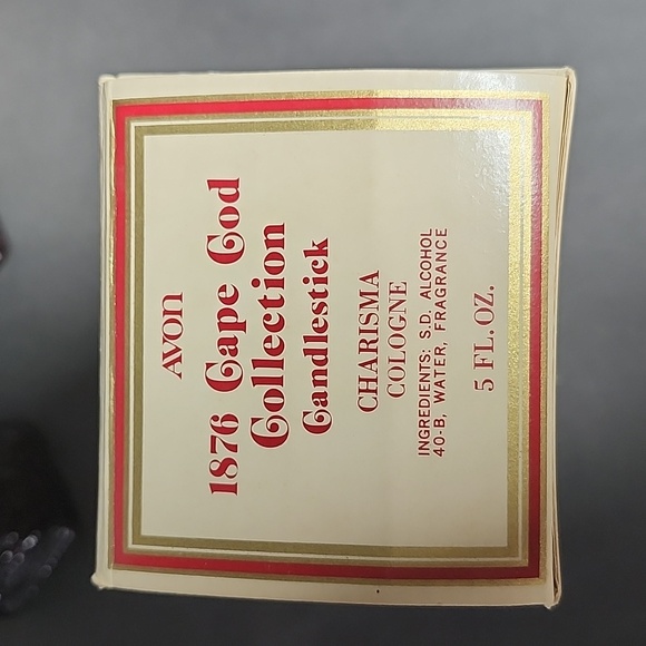 Avon 1876 Cape Cod Collection candle stick set cologne bottles - Picture 2 of 6